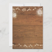 BBQベビーシャワー招待状ベビーQカップルシャワー 招待状 (裏面)