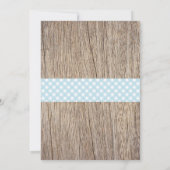 BBQベビーシャワー招待状ベビーQバックヤードボーイ 招待状 (裏面)