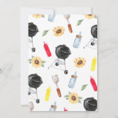 BBQベビーシャワー 招待状 (裏面)