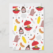 BBQベビーシャワー 招待状 (裏面)