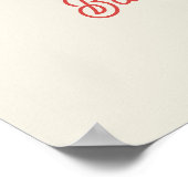 BBQベビー-Qベビーシャワー物干しポスター ポスター (角)