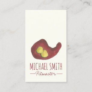 BBQホットチキンナッシュビルTNバーベキューレストラン 名刺