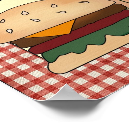 BBQポスター ポスター (角)