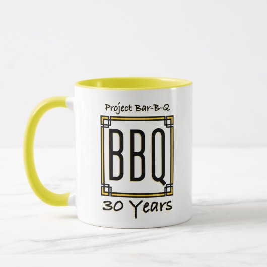 BBQマグカップ - 本当の天才は私です… マグカップ (左)