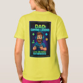 BBQマスターパパおもしろいファーザーズデイグリルギフト Tシャツ (裏面)