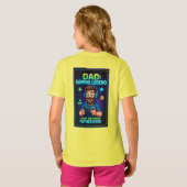 BBQマスターパパおもしろいファーザーズデイグリルギフト Tシャツ (裏面フル)