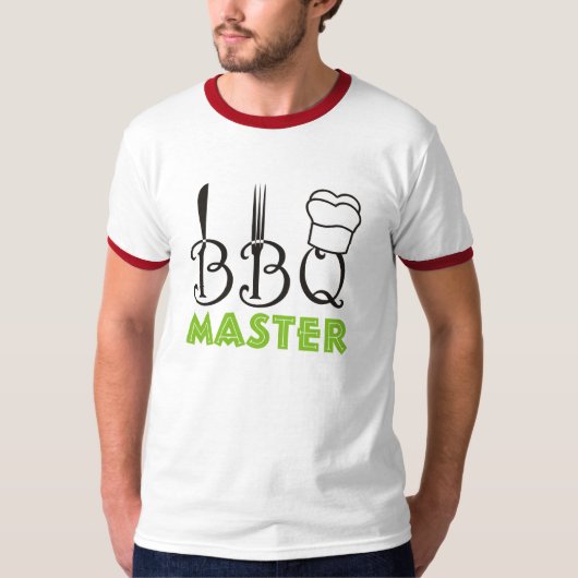 BbqマスターファーザーのTシャツ Tシャツ (正面)