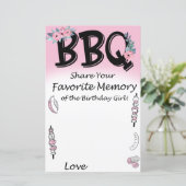 BBQメモリお気に入りのオブ・ザ・誕生日・ガール (スタンド正面)