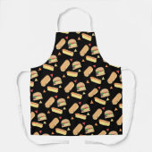 BBQモダン紙吹雪パーティー エプロン (正面)