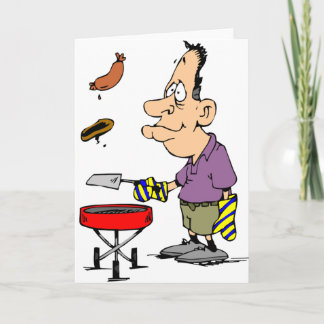 BBQユーモアのあるギフト カード