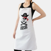 BBQラバーグリラーパイレーツアーグパパママママグおもしろいリル エプロン (インサイチュ)