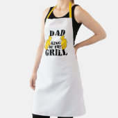 BBQラバーグリラーパパキングオブザグリルメンおもしろいズ エプロン (インサイチュ)