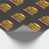 BBQラバーシェフサマーミート喫煙グリルマスター ラッピングペーパー (角)