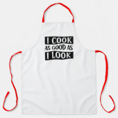 BBQラバー・グリラーI調理師O・A・O・おもしろいB エプロン (正面)