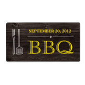 BBQラベル ラベル (正面)