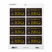 BBQラベル ラベル (フルシート)