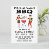 bbqリハーサルのディナー招待状 招待状 (スタンド正面)