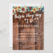 BBQリハーサル素朴ディナー 招待状 (正面)