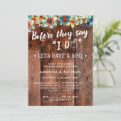 BBQリハーサル素朴ディナー 招待状 (スタンド正面)