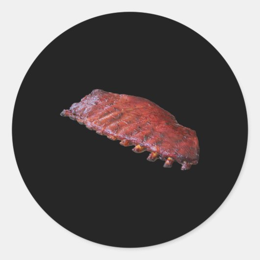 BBQリブのラック ラウンドシール (正面)