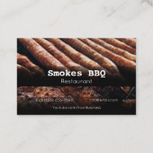 BBQレストラングリルスモークカンパニー名刺 名刺 (裏面)