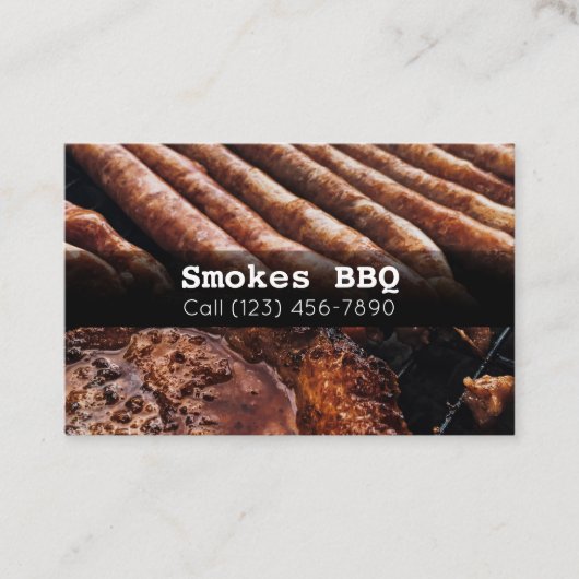 BBQレストラングリルスモークカンパニー名刺 名刺 (正面)