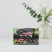 BBQレストラングリルスモークカンパニー名刺 名刺 (スタンド正面)