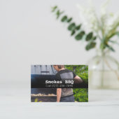 BBQレストラングリルスモークカンパニー 名刺 (スタンド正面)