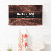 BBQレストランスモークグリルされたビジネスバナー 横断幕 (インサイチュ)