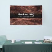 BBQレストランスモークグリルされたビジネスバナー 横断幕 (トレードショー)