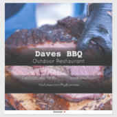 BBQレストラン食カスタム品切りビニールシール シール (シート)