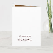 BBQレッドフレイズカスタム招待状 招待状 (裏面)