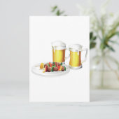 BBQ串焼きとビール夏クックアウト 招待状 (スタンド正面)