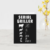 Bbq再おもしろい充填グリリングバーベキュー – シリアルGri カード (黄色い花)