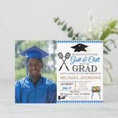 BBQ卒業招待状 招待状 (スタンド正面)