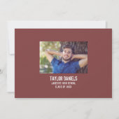 BBQ卒業素朴パーティー招待状 招待状 (裏面)