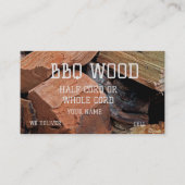 BBQ喫煙ウッドオークヒッコリーさくらんぼ 名刺 (正面)