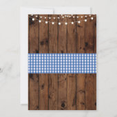 BBQ引っ越し祝いパーティーチョークボードニュースイートホーム招待状 招待状 (裏面)