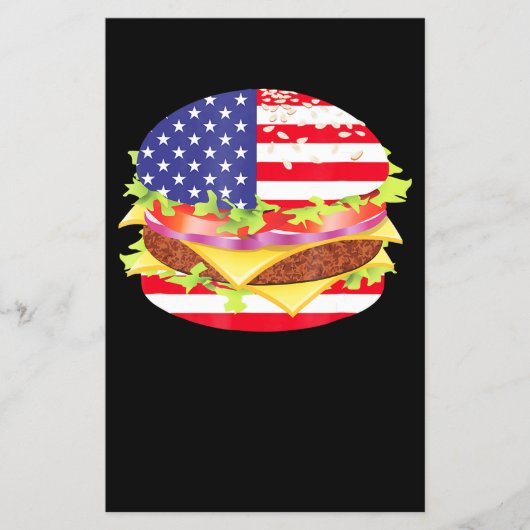 BBQ愛好家 |ハンバーガーUSA 7月Bbq4日 チラシ (正面)