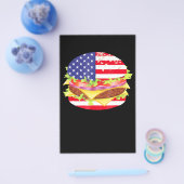 BBQ愛好家 |ハンバーガーUSA 7月Bbq4日 チラシ (シングル)