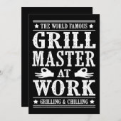 BBQ愛好家 |世界的に有名なグリルマスターの仕事 シーズンカード (正面/裏面)