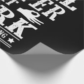 BBQ愛好家 |世界的に有名なグリルマスターの仕事 ラッピングペーパー (角)