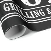 BBQ愛好家 |世界的に有名なグリルマスターの仕事 ラッピングペーパー (ロールコーナー)