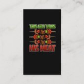 BBQ愛好者シェフサマースモークグリルシーズン 名刺 (正面)