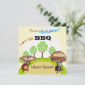 BBQ招待状 招待状 (スタンド正面)