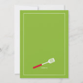 BBQ招待状 招待状 (裏面)