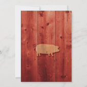 BBQ招待状 招待状 (裏面)