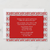 BBQ招待状 招待状 (正面)