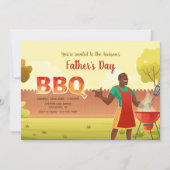 BBQ時間招待状 招待状 (正面)