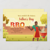 BBQ時間招待状 招待状 (正面/裏面)
